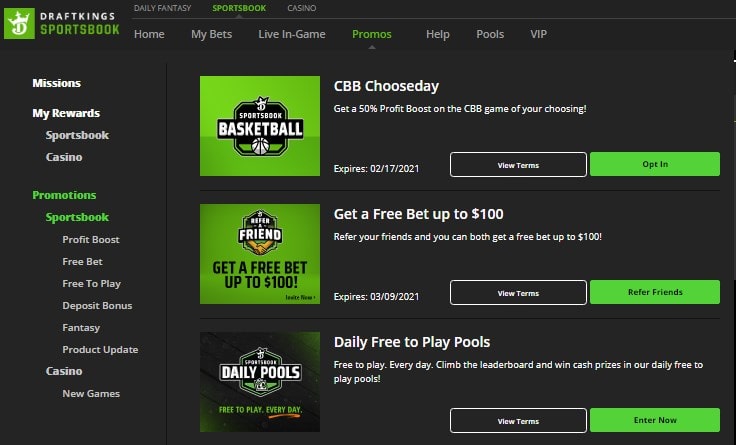 Draftkings Sportsbook