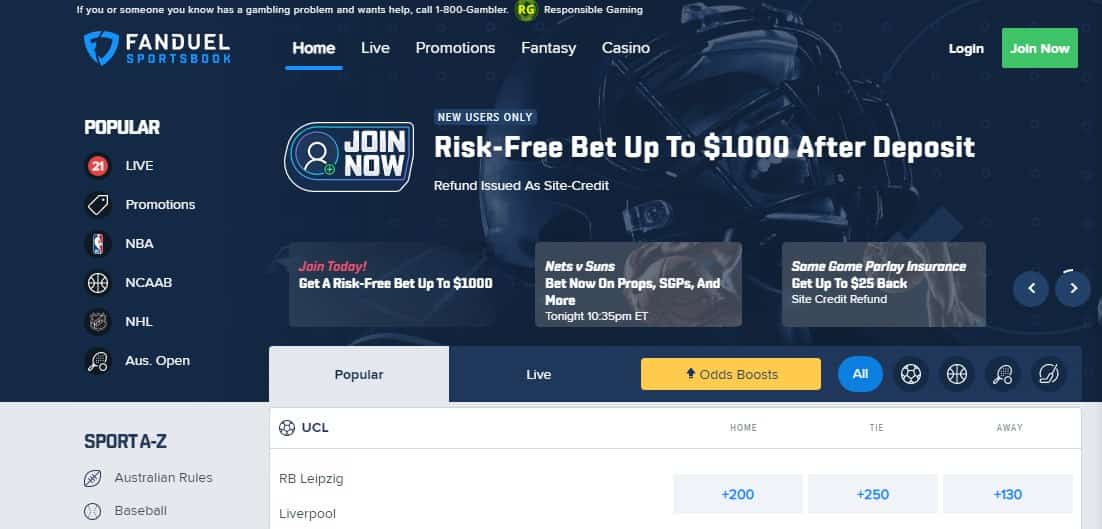 Fanduel Sportsbook